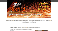 Desktop Screenshot of foxfirelubricant.com